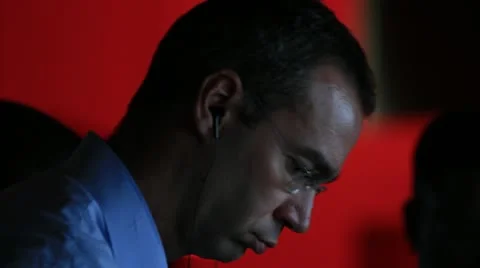 Computer operator Stock Footage 12468735