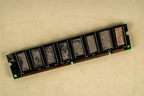 A computer part is shown with a lot of dust on it Stock Photos