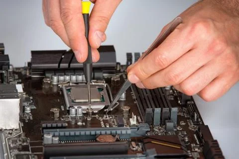 Computer parts assembly Фото