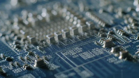 Computer parts macro closeup Stock Footage 99127279