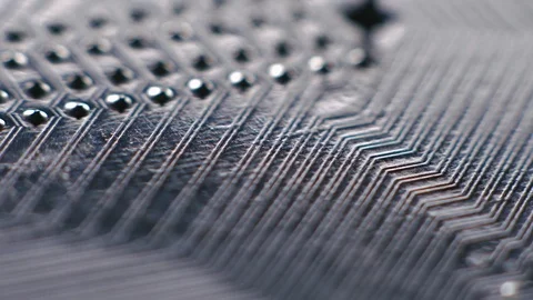 Computer parts macro closeup Stock Footage 99291238
