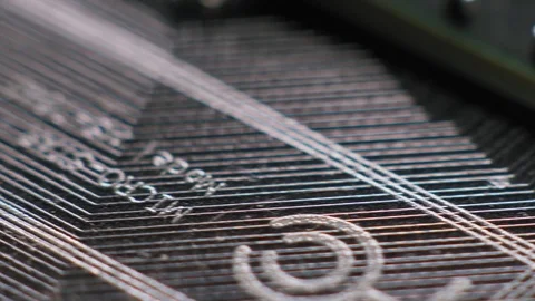 Computer parts macro closeup Video stock 99291427