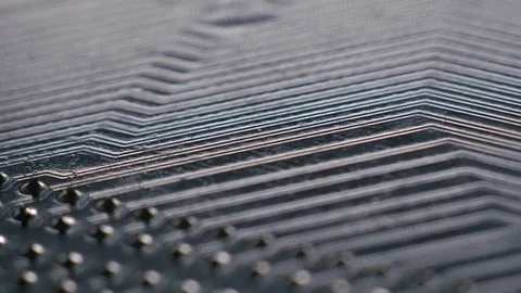 Computer parts macro closeup Stock Footage 99292004