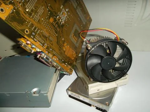 Computer parts Stock Photos