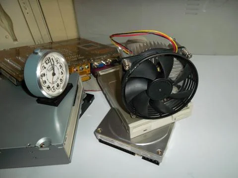 Computer parts Stock Photos