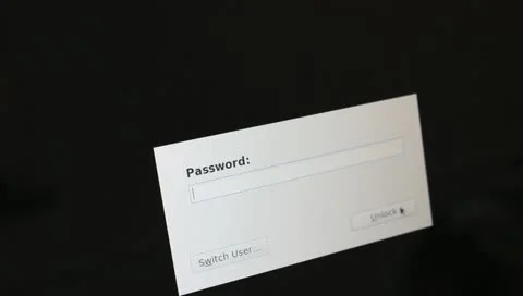Computer Password Video stock 11186553