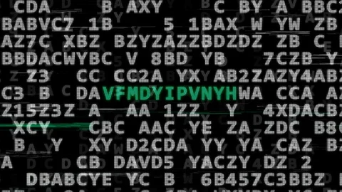 Computer password hacking Stock Footage 72863029