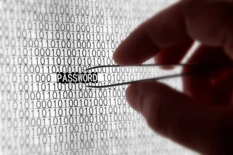 Computer Password Security Stock Photos