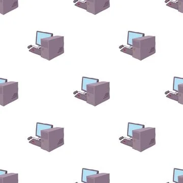 Computer pattern seamless vector 스톡 일러스트