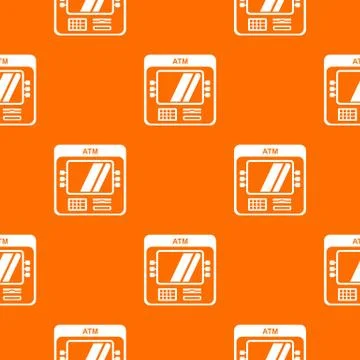 Computer pattern vector orange Stock Illustration