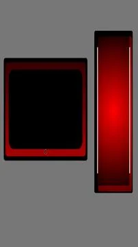 Computer (PC) abstract illustration design icon desktop in vertical high-re.. Illustrazione stock