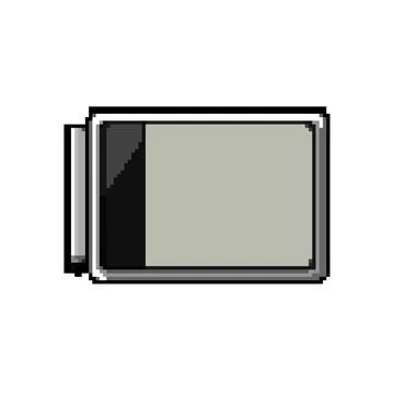 Computer pen display pixel art vector illustration Stock-Illustration
