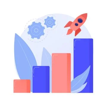 Computer performance boost vector concept metaphor Stock Illustration