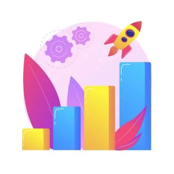 Computer performance boost vector concept metaphor 스톡 일러스트