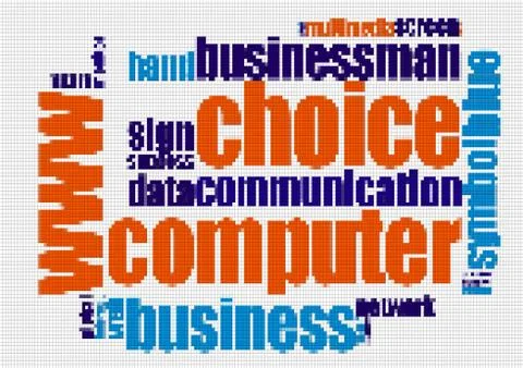 Computer pixel background Illustrazione stock