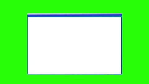 Computer Popup Ad Template Green Screen Stock Footage 312410432