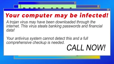 Computer Popup Ads 4K UHD Stock Footage 301025983