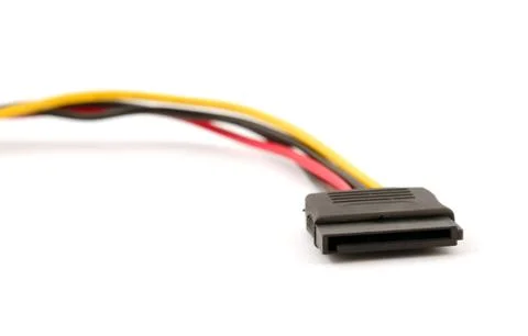 Computer power cables Stock Photos