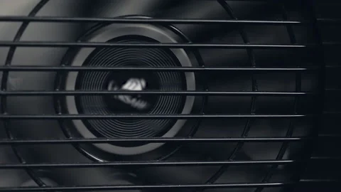 Computer Power Supply Cooling System Closeup Vídeos de archivo 90340995