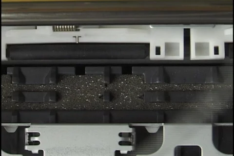 Computer Printer Head in Action Stock Footage 297210