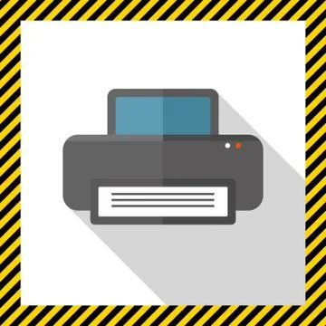 Computer printer Stock Illustration