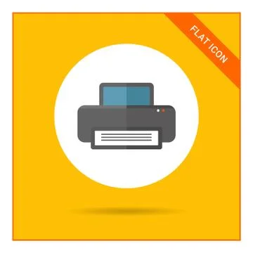 Computer printer Stock Illustration