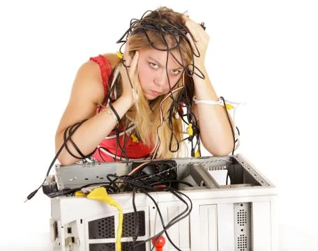 Computer problem Stock Photos