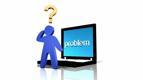 Computer Problem Solution Stock Footage 125830851
