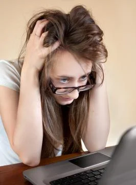 Computer problems 库存照片