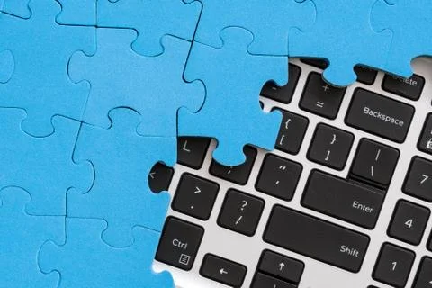 Computer problems solving concept 스톡 사진