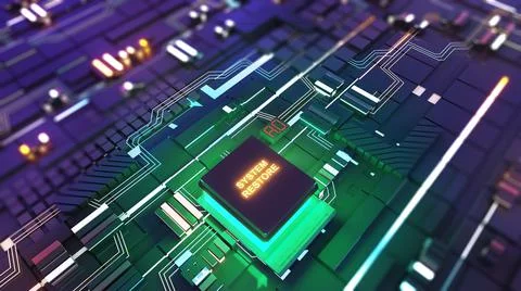 Computer processing work Notify a security alarm.computer system notification 스톡 일러스트