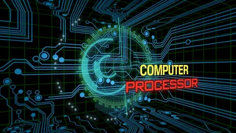 Computer Processor 8K 7680x4320 Stock Footage 121799427