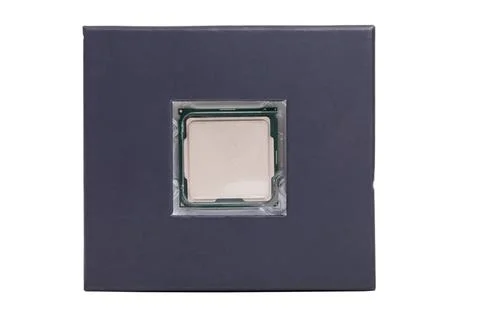 Computer processor 9th generation Modern computer x86 processor 9th genera... 스톡 사진