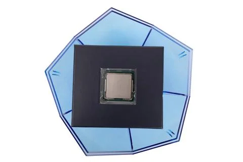 Computer processor 9th generation Modern computer x86 processor 9th genera... Foto stock