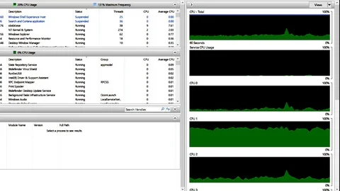 Computer processor after patch for Intel CPU bug Meltdown and Spectre Stock Footage 84359256