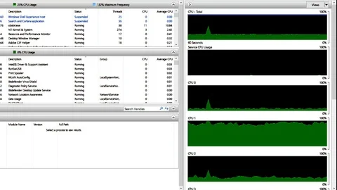 Computer processor after patch for Intel CPU bug Meltdown and Spectre Stock Footage 84360112