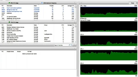 Computer processor after patch for Intel CPU bug Meltdown and Spectre Stock Footage 84361005