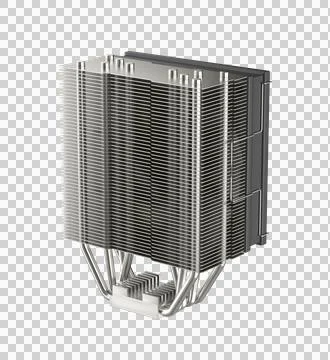 Computer processor air cooler イラスト素材