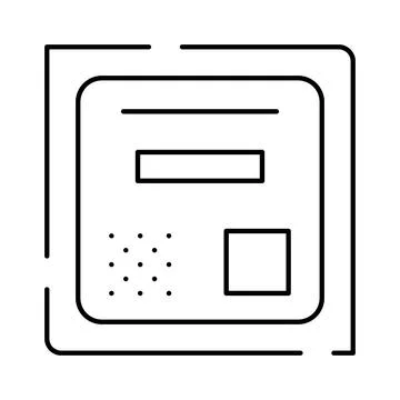 Computer processor chip microchip electronic component concept 스톡 일러스트