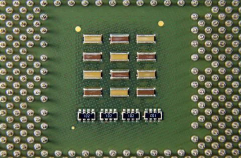 Computer Processor Chip 库存照片