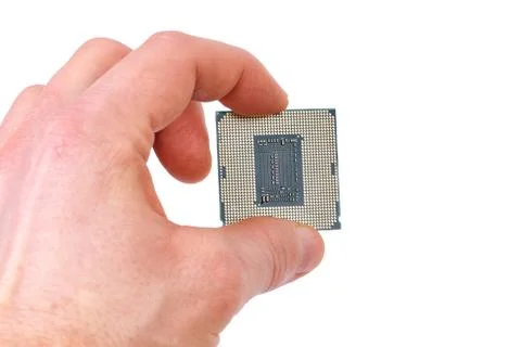 Computer Processor Chip 스톡 사진
