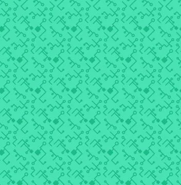 Computer Processor Chip Seamless Pattern Stock Illustration