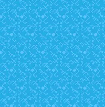 Computer Processor Chip Seamless Pattern Stock Illustration