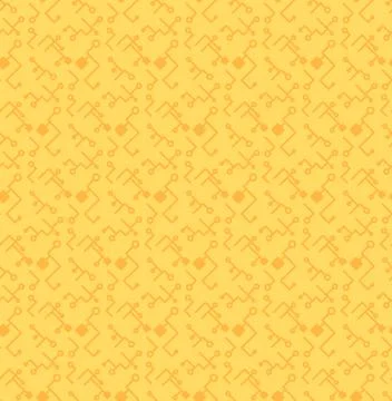 Computer Processor Chip Seamless Pattern 스톡 일러스트