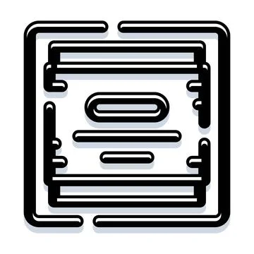 Computer processor chip socket hardware technology icon 스톡 일러스트