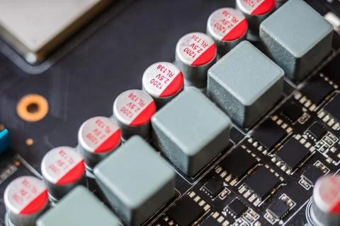 Computer processor close-up 写真素材