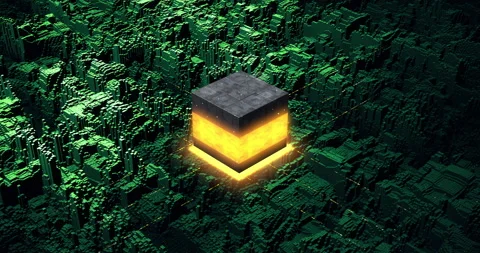 Computer Processor With Complex Connections And Signals. Chip Activates System. Stock Footage 169257291