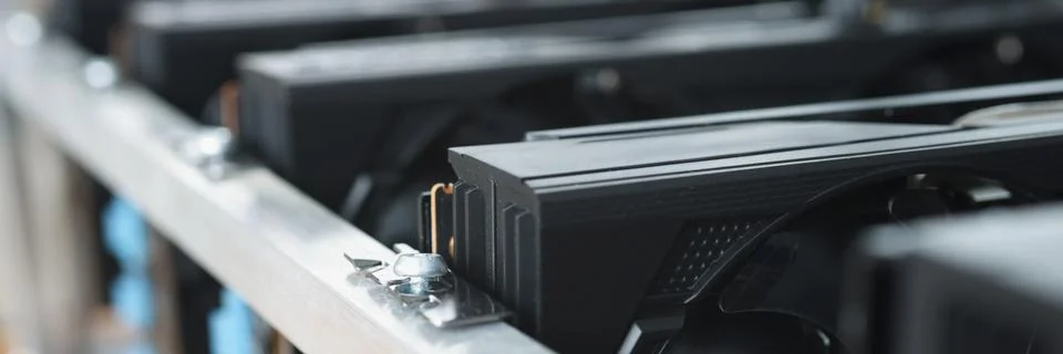 Computer processor with focus on metal detail of it 스톡 사진