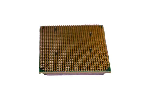 Computer processor isolated on white Stock Photos