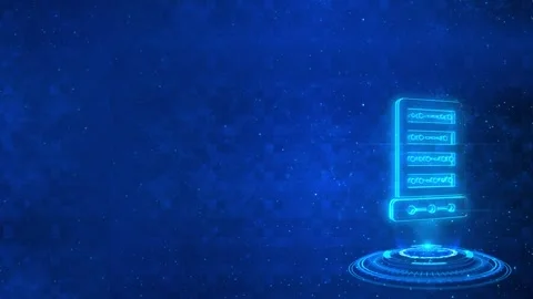 A computer processor with millions of connections and signals. Stock Footage 294955785